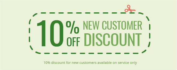 You will get a 10% off discount on your first service with Mitchelton Mowers.